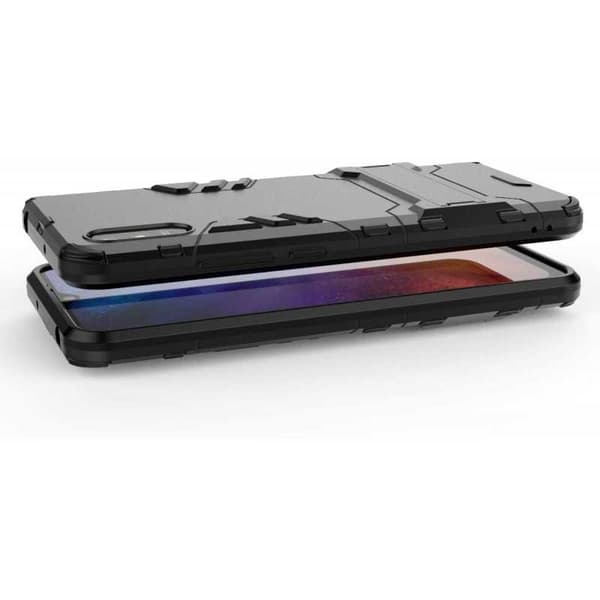 Redmi 9A iskunkestävä kotelo jalustalla ThinArmor Black