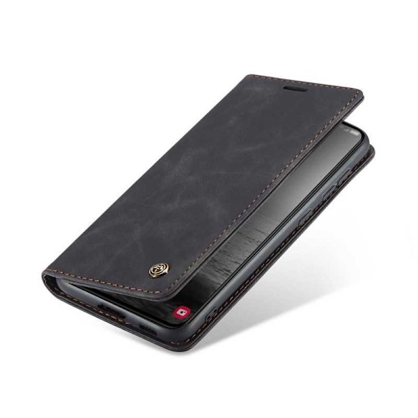 Samsung S23 Plus Elegant Flipfodral CaseMe 3-FACK Svart