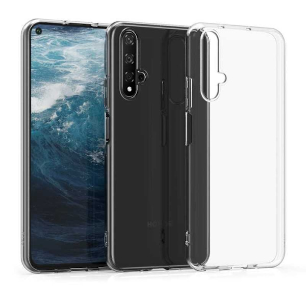 Huawei Nova 5T Stötdämpande Mjukt Skal Simple Transparent