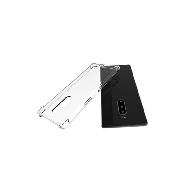 Sony Xperia 1 Stöttåligt Skal med Förstärkta Hörn Transparent