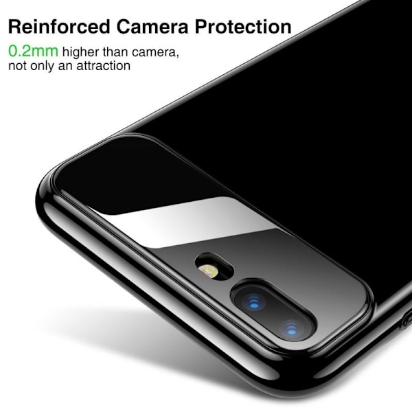 iPhone 7 Plus Ultra Thin Iskuja vaimentava Shell Blanc Svart