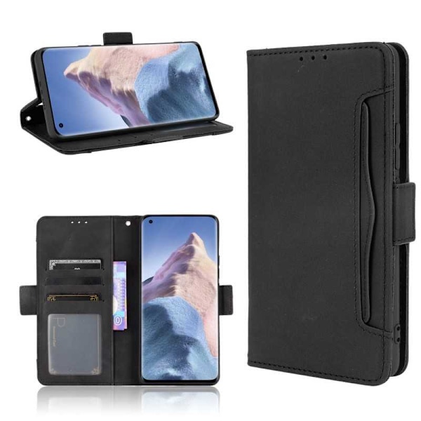 Xiaomi Mi 11 Ultra Plånboksfodral PU-Läder 6-FACK Winston V3 Svart