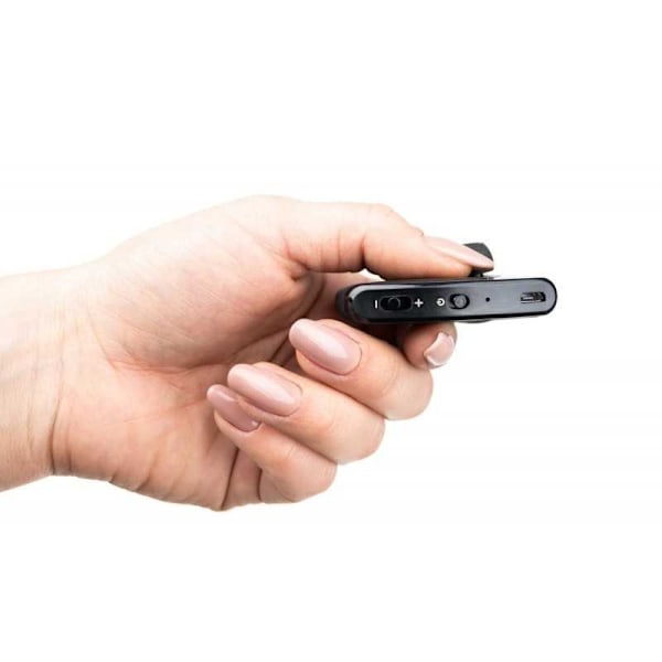 Trådlös hörlur för bluetooth -öra Svart
