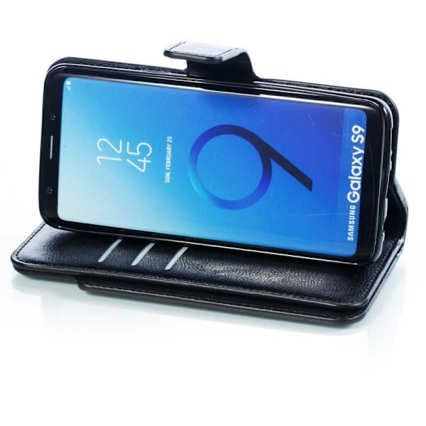 Samsung S9 praktisk pung-etui med 12-bakker Array V4 Black