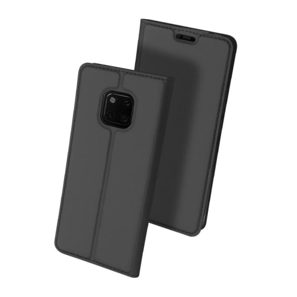 Mate 20 Pro Exclusive Flip Case Smooth-kortspor Svart