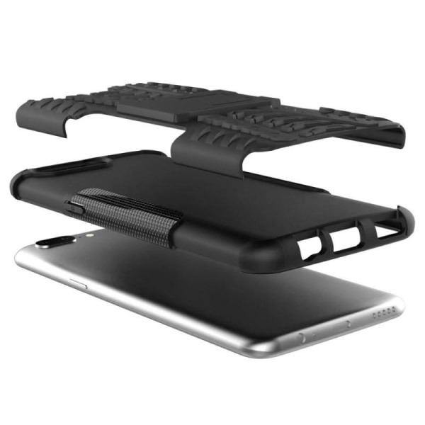 OnePlus 5T Iskunkestävä suojus Active Supportilla Svart