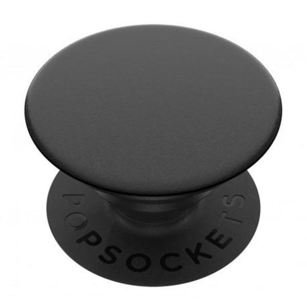 POPSOCKETS Black Avtagbart Grip med Ställfunktion Svart