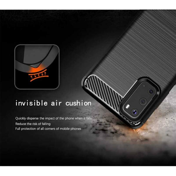 Samsung S20 FE Shockproof Shell SlimCarbon Black
