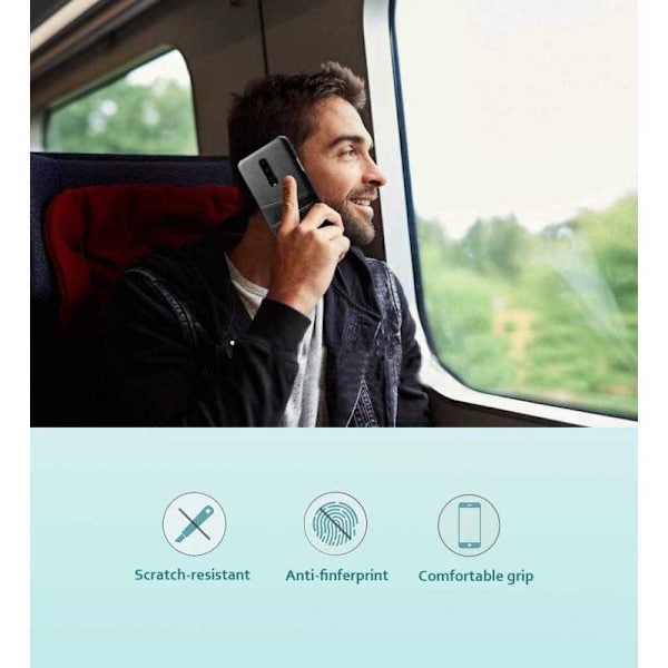 OnePlus 7 Pro Skal Korthållare Retro V2 Svart