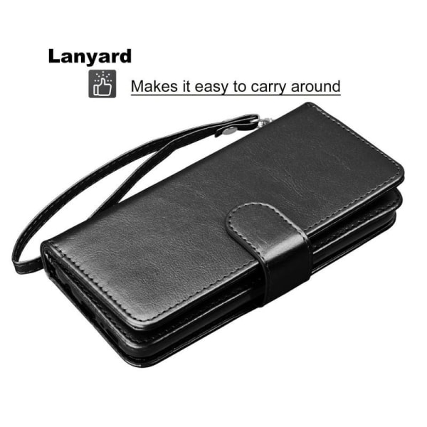 Samsung S20 Plus praktisk lommebokveske 2in1 med 11-Pocket Loop Black