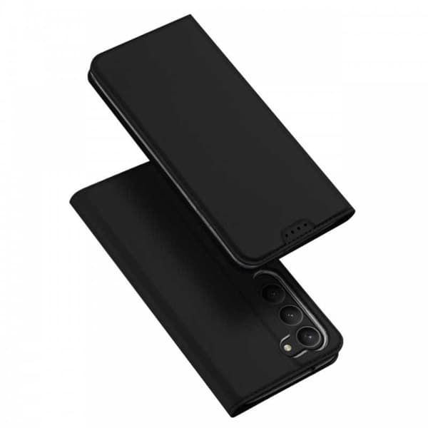 Samsung S23 Plus Flip Case Smooth -korttipaikka Black