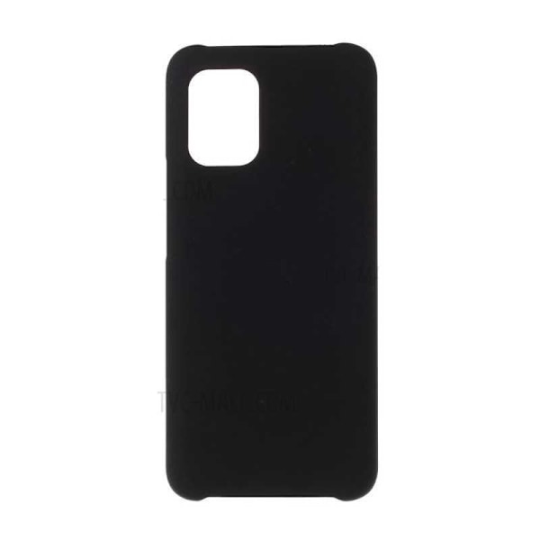 Xiaomi Mi 10T / 10T Pro Ultra-ohut kumipinnoitettu mattamusta Cover Basic V2 Black