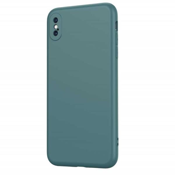 iPhone XS / X Kuminen Matt Green Shell Liquid - vihreä