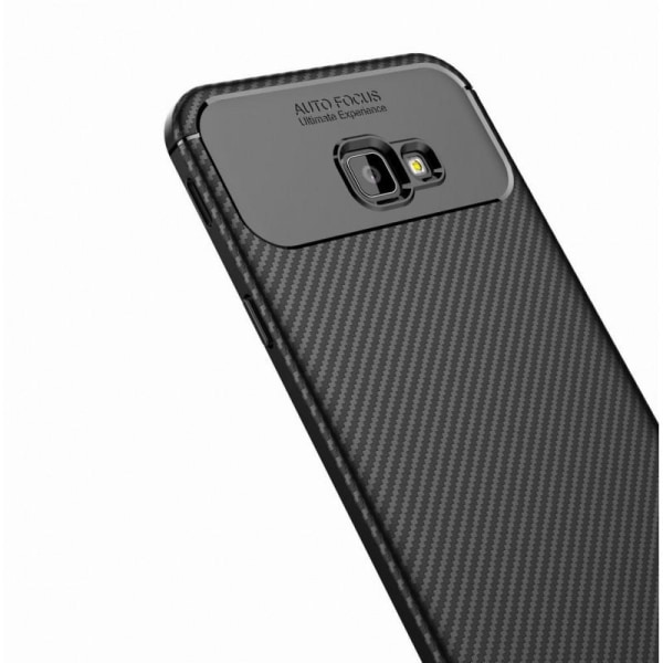 Samsung J4 Plus stødsikkert cover FullCarbon V4 (SM-J415FN/DS) Black