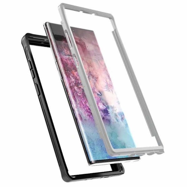 Samsung Note 10 Plus täyden peiton Premium 3D -kotelo ThreeSixty Transparent