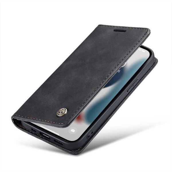 iPhone 13 Pro Max Exclusive Elegant Flip Case CaseMe 3-FACK Black
