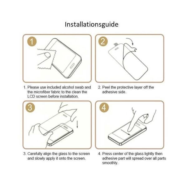 2-PACK Redmi Note 8 Pro Härdat glas 0.26mm 2.5D 9H Transparent