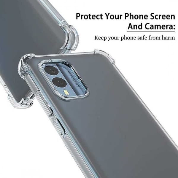 Nokia C32 iskuja vaimentava silikonikotelo Shockr