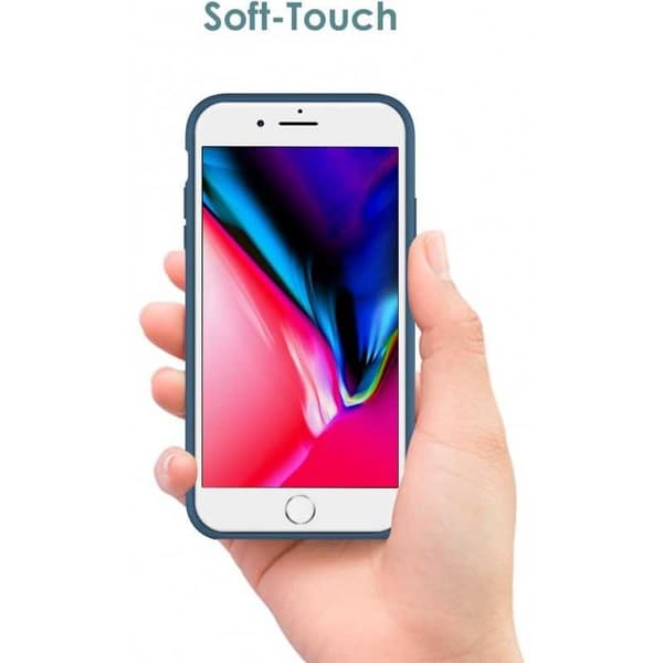Kuminen iskunkestävä kotelo iPhone 7 Plus / 8 Plus - Sininen