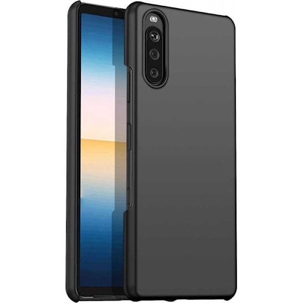 Xperia 10 V Ultra-ohut kumipinnoitettu Mattavärinen Basic V2 Black