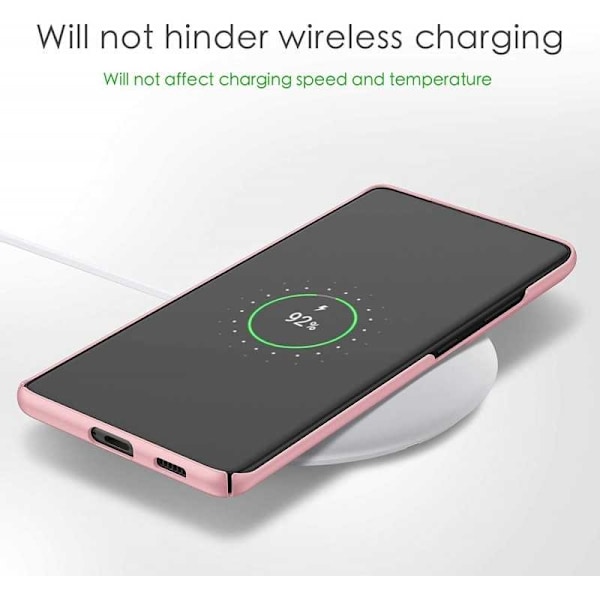 Samsung S21 Plus Tunt Lätt Skal Basic V2 Rosenguld Rosa guld