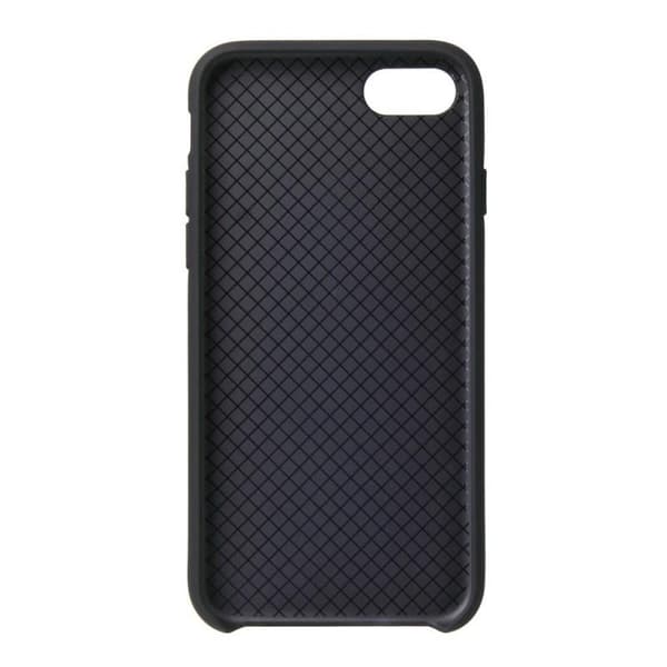 iPhone 7 ja 8 kuminen mattamusta silikonikuori Svart