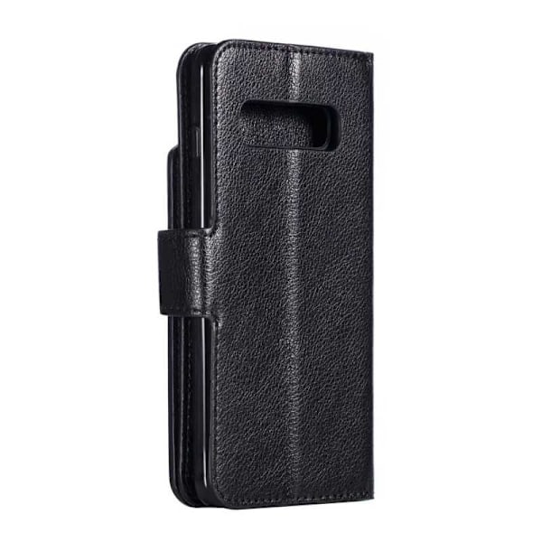 Samsung S10 Praktisk Plånboksfodral med 12-Fack Array V4 Svart