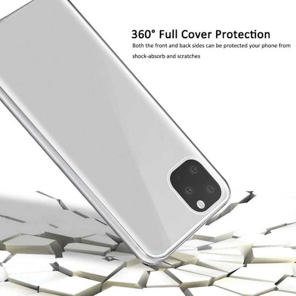 360° fuld dækning og stødabsorberende cover iPhone 13 Pro Max Transparent