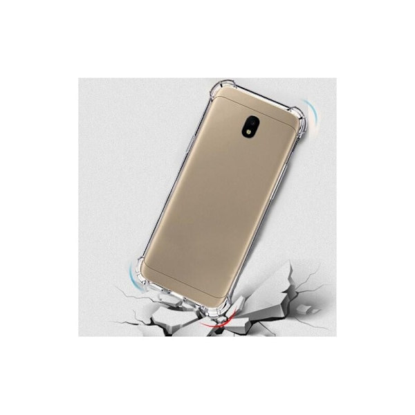 Samsung J5 2017 stødabsorberende silikoneskal Shockr Transparent