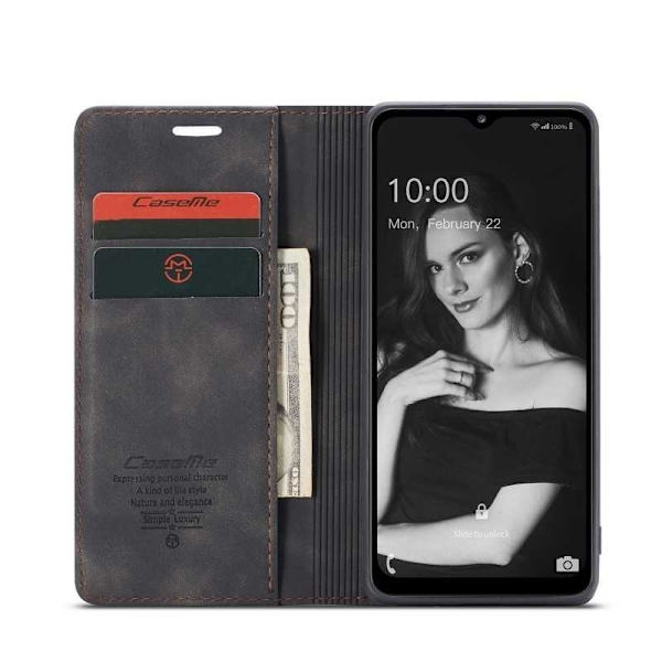 Samsung A33 5G Elegant Flip Case CaseMe 3-FACK Black