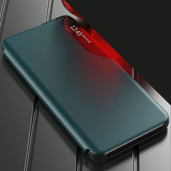 Samsung S20 FE Stilfuldt Smart View Taske - Sort Black