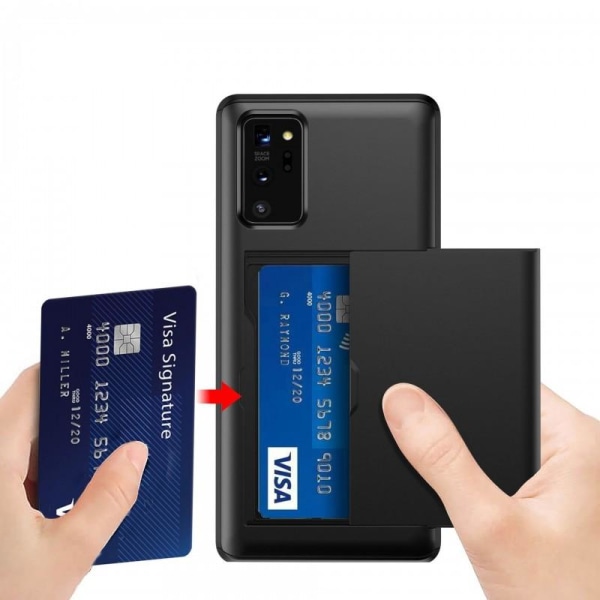 Samsung Note 20 Iskunkestävä kansikorttipaikka StreetWise Black