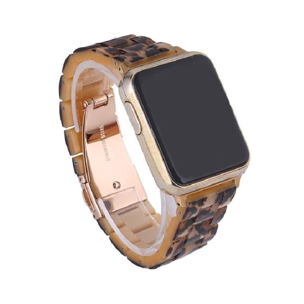 Apple Watch 38/40/41mm Premium Harts Armband - Leopard Mönster multifärg