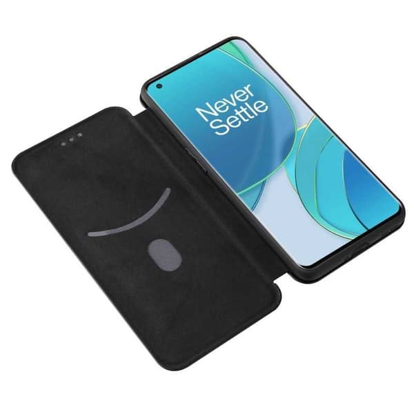 OnePlus 9 Pro Flip Case -korttipaikka CarbonDreams Black