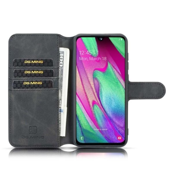 Mobilplånbok Magnetisk DG Ming Samsung A40 Svart