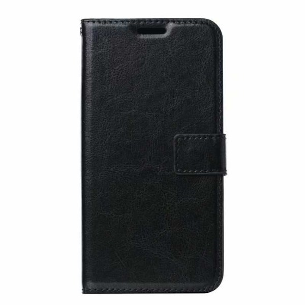 Motorola Moto G7 Plus Pung Etui PU Læder 4 RUMM Black