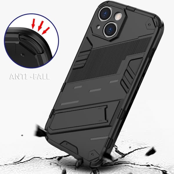 iPhone 16 Pro Max Stöttåligt Skal med Kickstand ThinArmor V2 - Grön