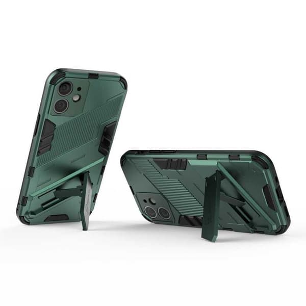iPhone 12 Mini Iskunkestävä kotelo jalustalla ThinArmor V2 Orange