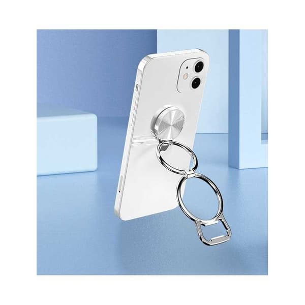 2-PACK Sormusteline Siirrettävä rengas korkinavaajalla Silver