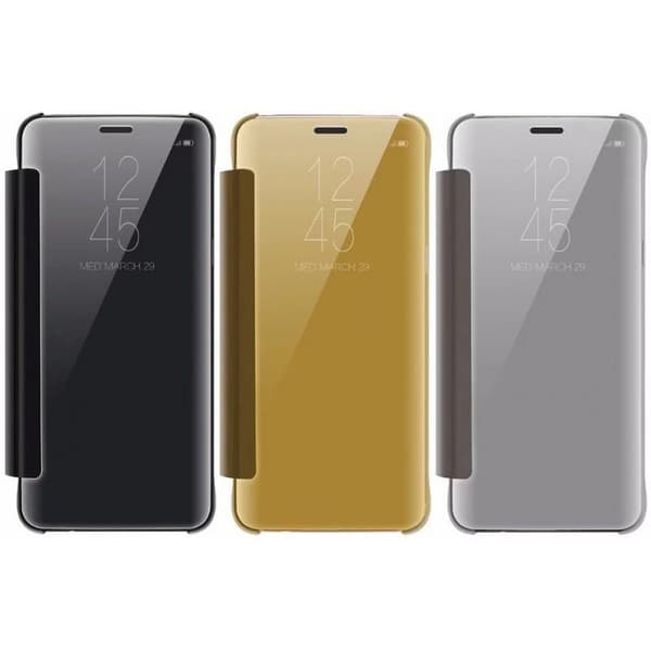 Samsung S9 Flipfodral Clear View Standing Rocket Svart