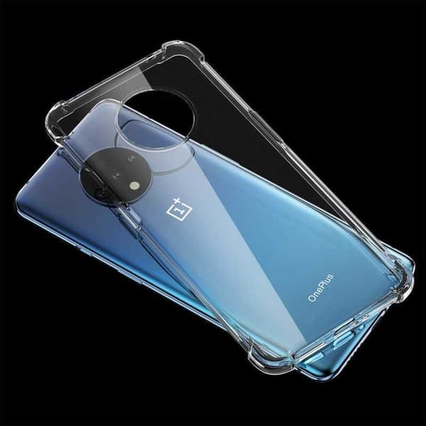 OnePlus 7T Iskunvaimennus Silikoni Shell Iskunvaimennin Transparent