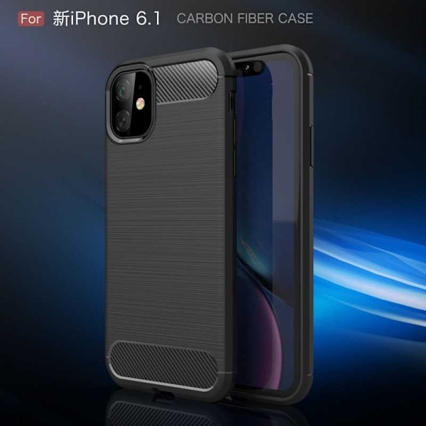 iPhone 11 Shockproof Shell SlimCarbon Black