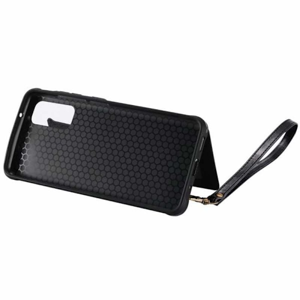 Samsung S20 Plus Multifunktionell Korthållare 4-FACK Winston Svart