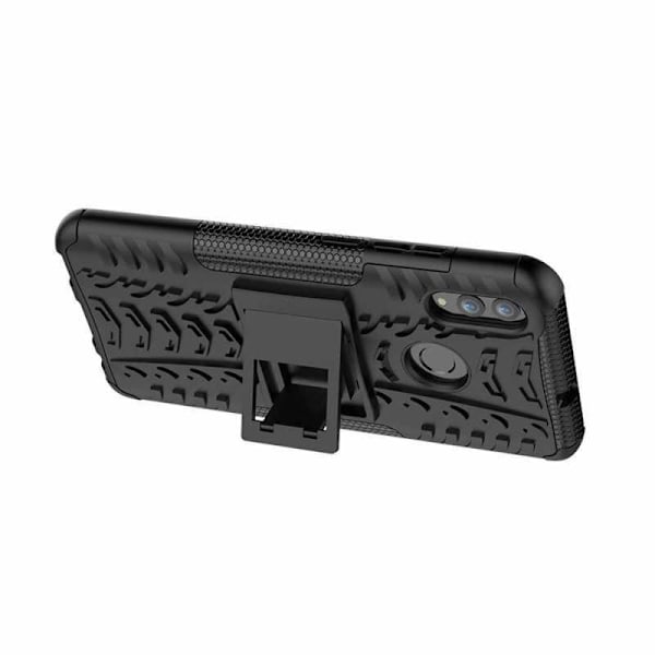 Huawei P Smart 2019 iskunkestävä suojus Active Supportilla Black