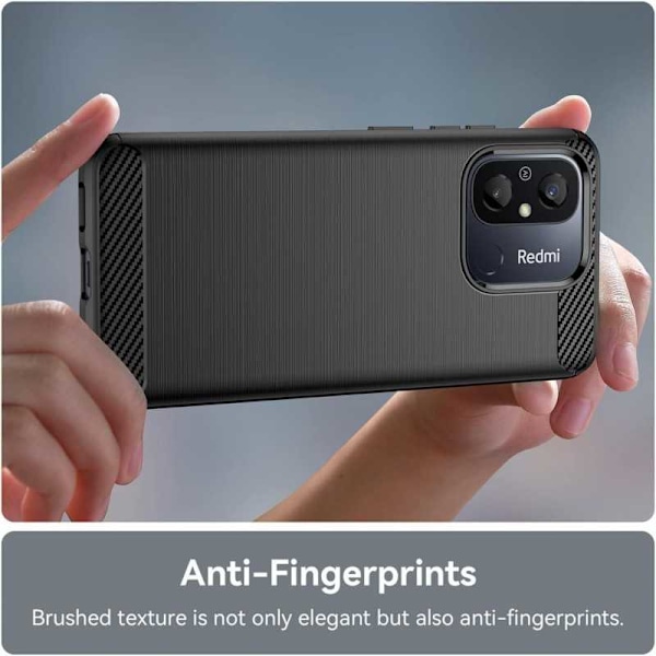 Xiaomi Redmi 12C iskunkestävä SlimCarbon kotelo