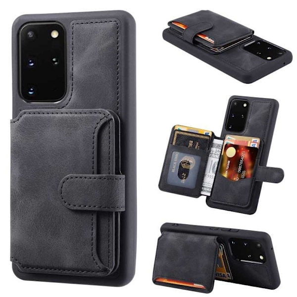 Samsung S20 FE Stöttåligt Premium Skal RFID 7-FACK Solid V6 Nordcell™ Svart