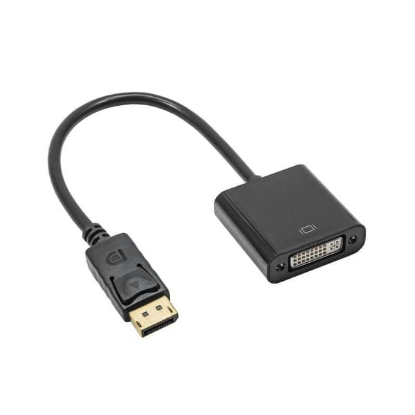 Signaalimuunnin DisplayPort (m) / DVI (f) -sovitin Black