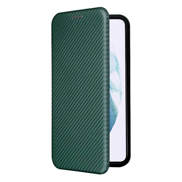 Samsung S22 Plus Flip Case Kortrum CarbonDreams Svart