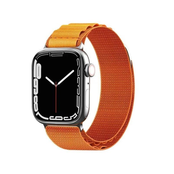 Holdbart armbånd i nylon til Apple Watch 42/44/45/49mm Grön