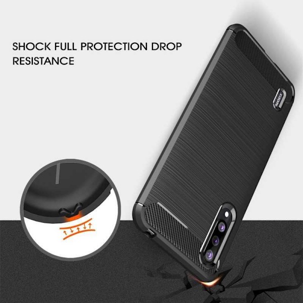 Xiaomi Mi A3 stødsikker Shell SlimCarbon Black